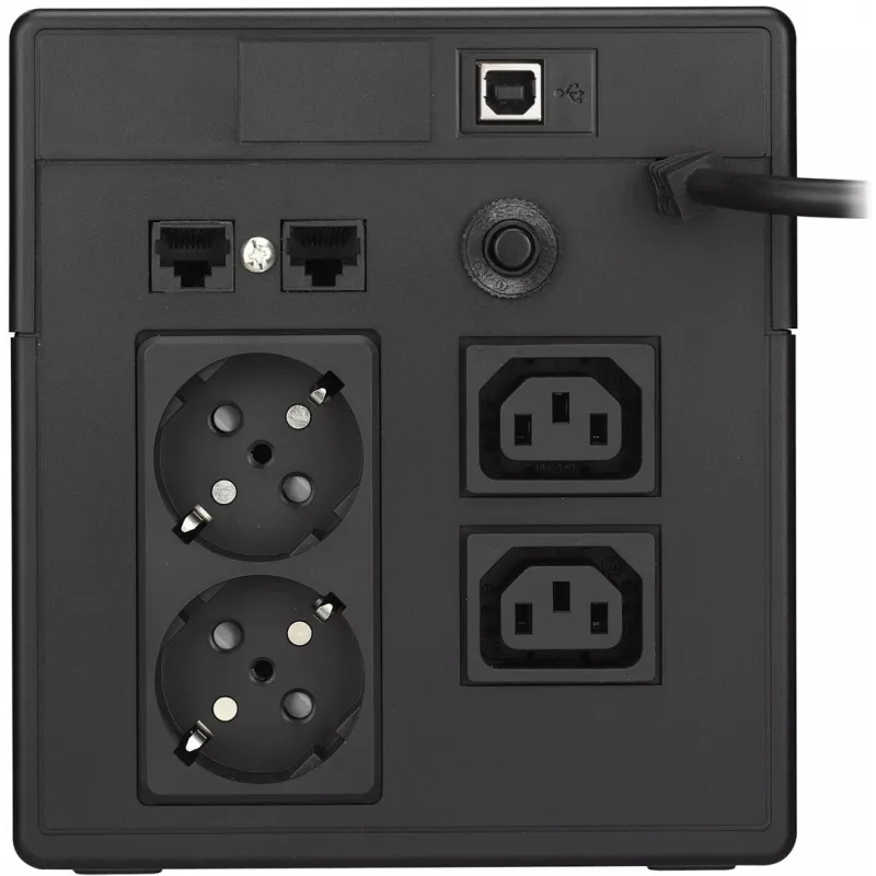 PowerWalker VI 1000 LCD 1 kVA 600 W 4 AC-Ausgänge