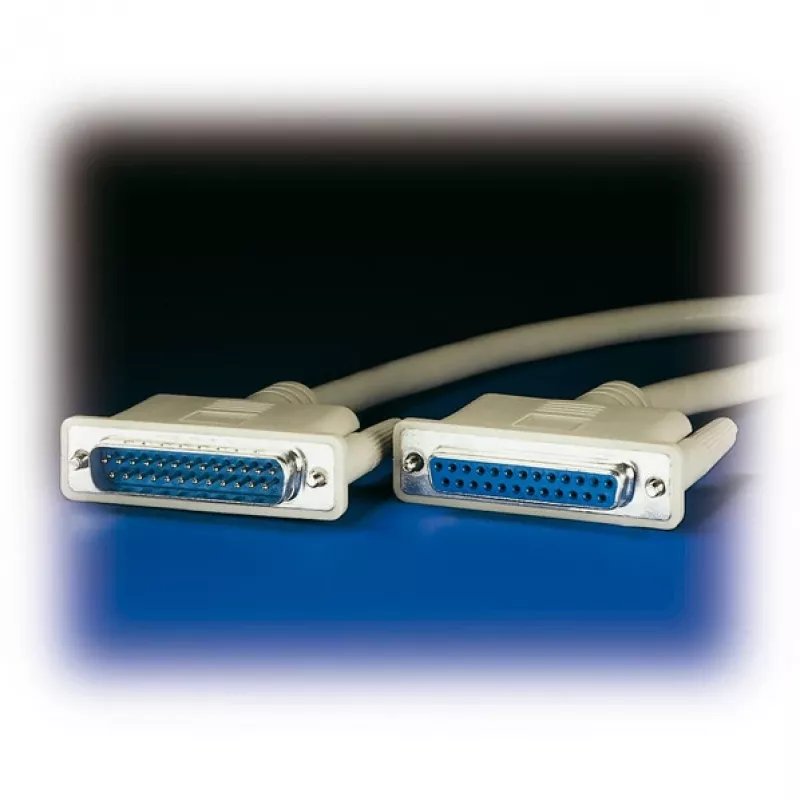 ROLINE Kabel Seriell - DB-25 (M) auf DB-25 (W)