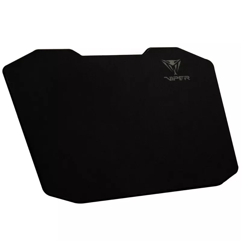 Mauspad PATRIOT Viper Gaming Schwarz — Polymer/Gummi, LED-Hintergrundbeleuchtung, USB-betrieben, rutschfest, 353,5×242,7 mm, 5,5 mm Dicke