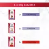 GOURMET Mon Petit Meat Mix - Nassfutter für Katzen - 6 x 50 g