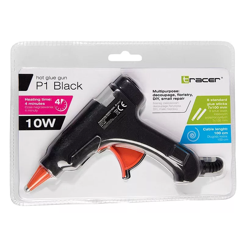 Tracer 46508 P1 Heißklebepistole Schwarz