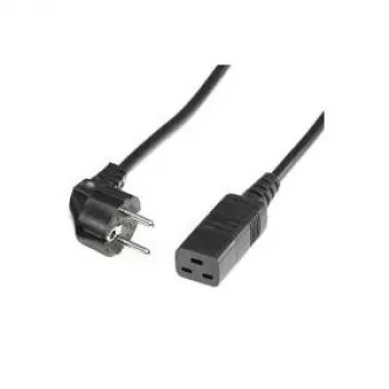 Netzkabel Bachmann 352.175 Schwarz 3 m C19-Kupplung