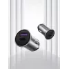 Vention Zwei-Port USB A+A (30+30) Auto-Ladegerät Grau Mini-Stil Aluminiumlegierung Typ