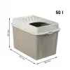 rotho Berty Eco Cappuccino Katzenklo — Technopolymer, 50 L, 572×393×404 mm, BPA-frei, 1 kg