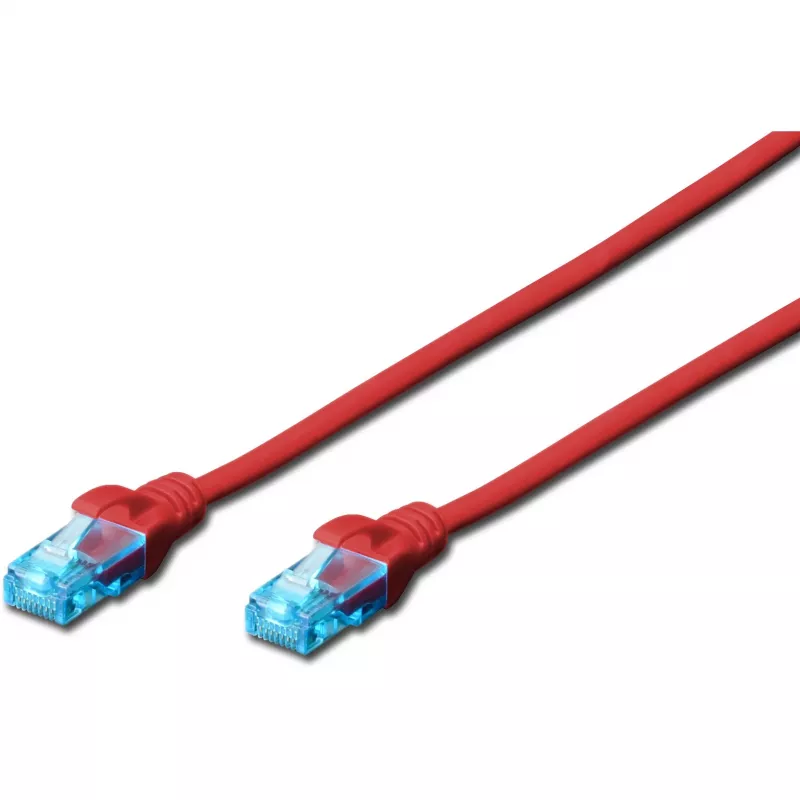 Patchkabel Digitus CAT 5e DK-1512-005/R 0,5 m Rot