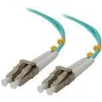 ALOGIC - Patchkabel - LC Multi-Mode (M) auf LC Multi-Mode (M) - 2,0 m - Glasfaser - Duplex - 50/125 Mikrometer - OM4 - Halogenfrei (LCLC-02-OM4)