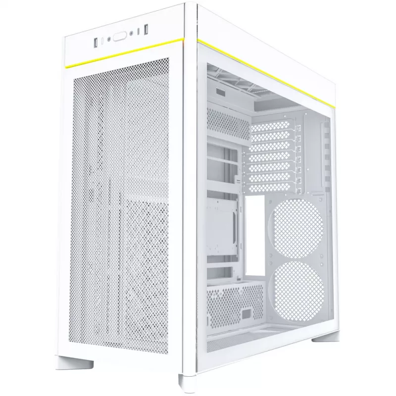 Computer-Gehäuse Montech HS01 Tempered Glass ATX Weiß