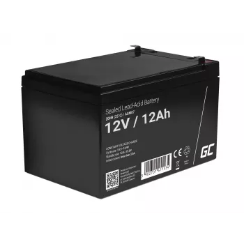 AGM-Batterie Grün Cell 12V 12Ah – verschlossene Blei-Säure (VRLA), 151×98×95 mm, 3,3 kg