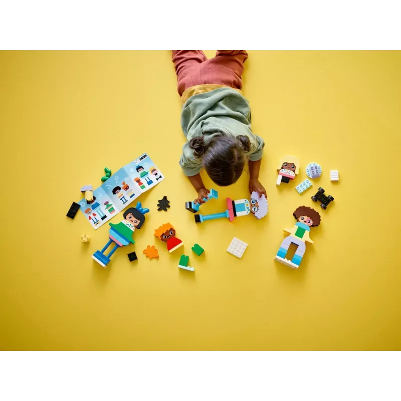 Konstruktionsspielzeug LEGO DUPLO 10423 baubares Menschensortiment, 71 Teile, ab 3 Jahren, Figuren 260 mm Höhe