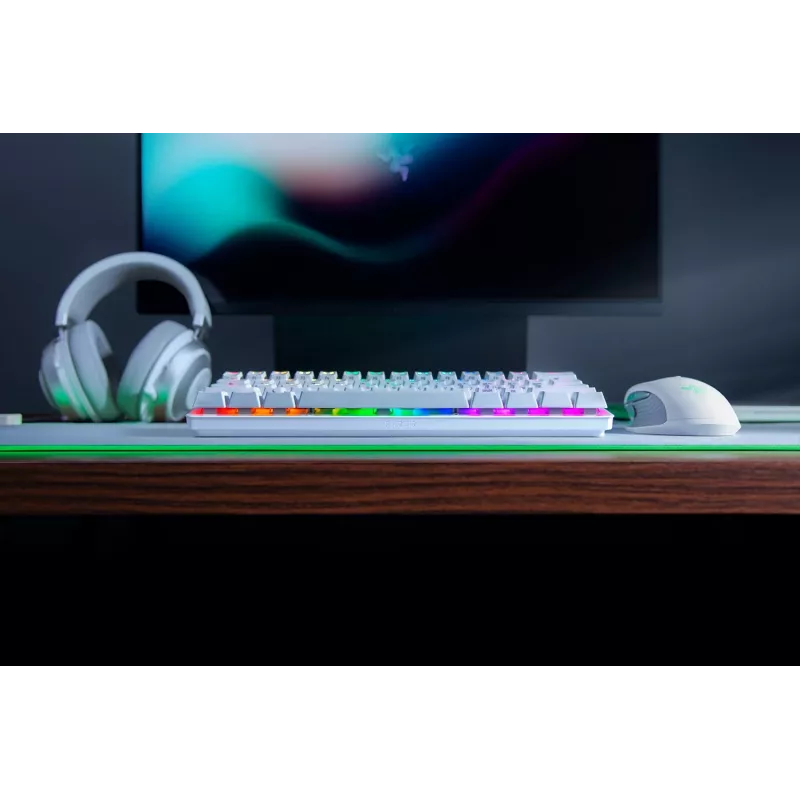 RAZER Huntsman Mini - Mercury Edition - Purple Switch - US-Layout Tastatur