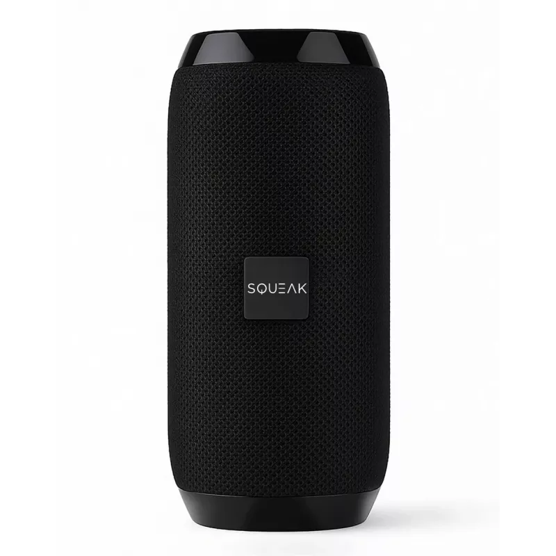 Tragbarer Bluetooth-Stereolautsprecher SQUEAK SQ1008 — 14W RMS, Bluetooth 5.3, 1200 mAh, IPX4, FM, LED, AUX, USB