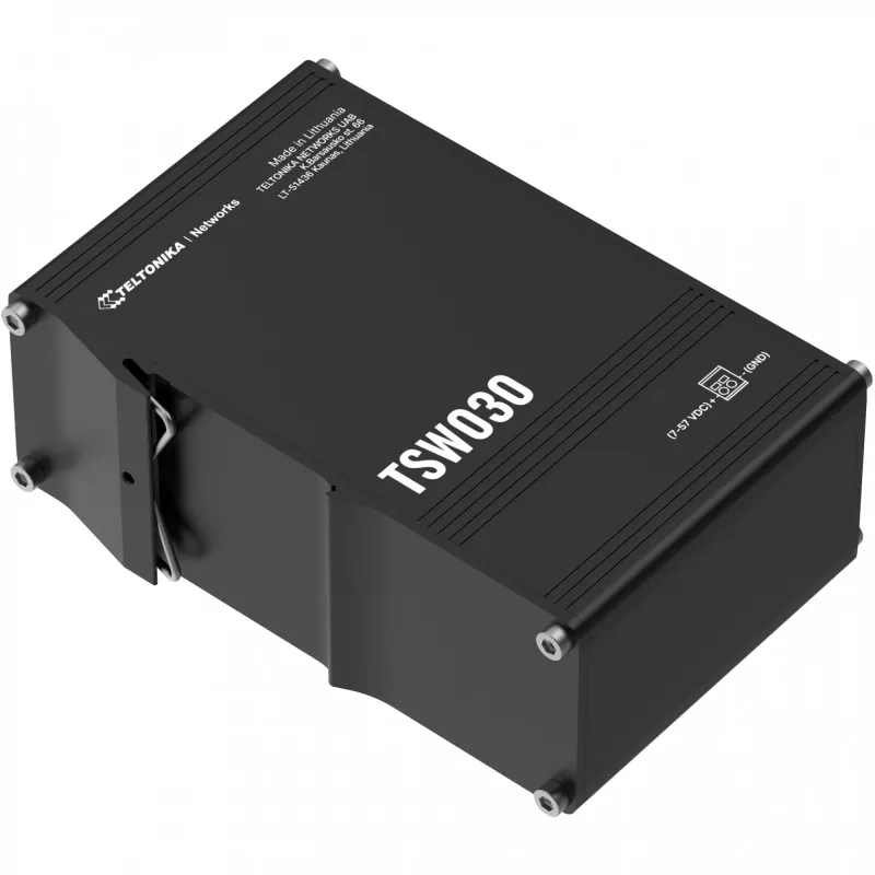 Teltonika TSW, Unmanaged 8 Port Industrial Ethernet Switch