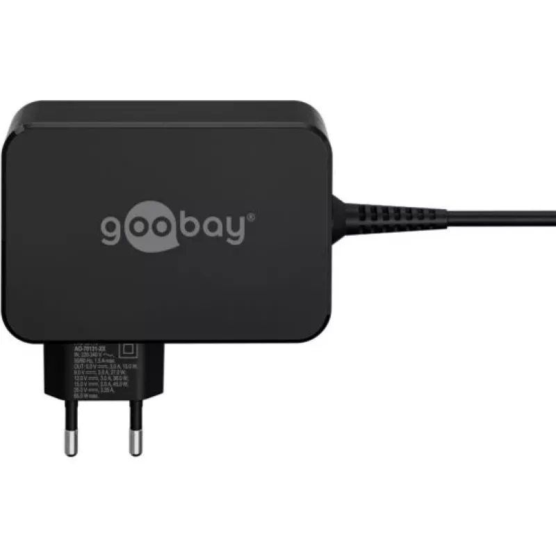 Goobay 65420 Laptop Schwarz AC Schnellladen Indoor (65419)