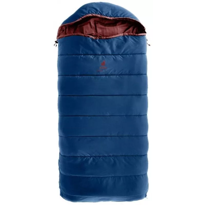 Deuter Kinderschlafsack Starlight SQ (130-170 cm) - nightblue/redwood