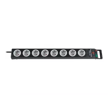 Power Extension Brennenstuhl 1153380118 2,5 m 8 AC-Steckdosen Schwarz Grau