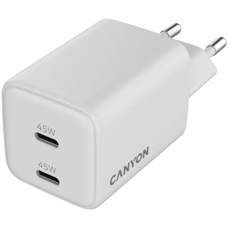 Canyon CU45AC Universal Weißes AC-Schnellladegerät für den Innenbereich