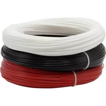 Renkforce RF-4738590 Filament PETG 1,75 mm 600 g Schwarz, Weiß, Rot 1 Stück (RF-4738590)
