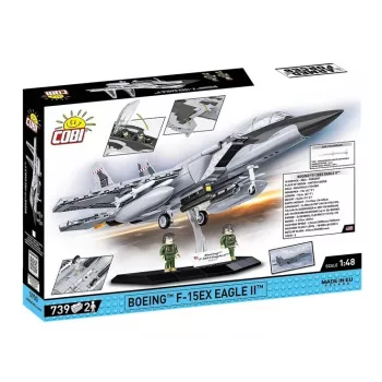 Cobi Bausteine Boeing F-15EX Eagle II Modellset COIB-5900, sammelbarer Maßstabs-Bausatz