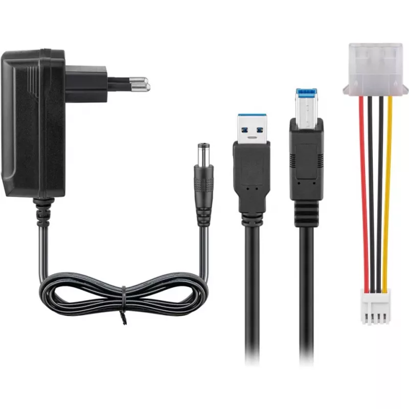 Externer HDD/SSD-Adapter WENTRONIC USB 3.0 — Goobay 72013 (IDE/SATA-Unterstützung)