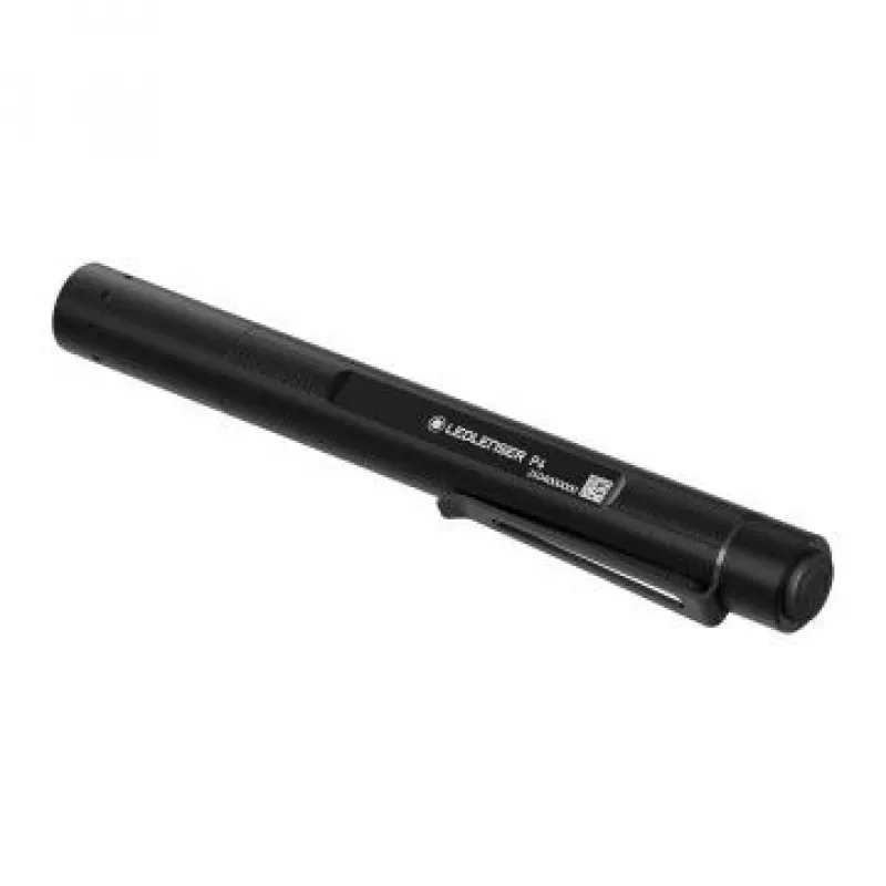 Stiftlampe Ledlenser P4 Schwarz — kompakte LED-Stiftlampe, 180 lm, 90 m Reichweite, AAA x2, IP54
