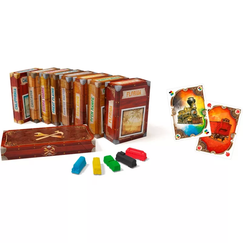 Zug um Zug Legacy: Legenden des Westens, Brettspiel