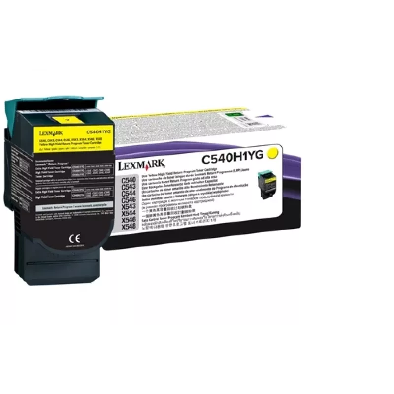 Tonerkartusche Lexmark C540H1YG 1000 Seiten Gelb