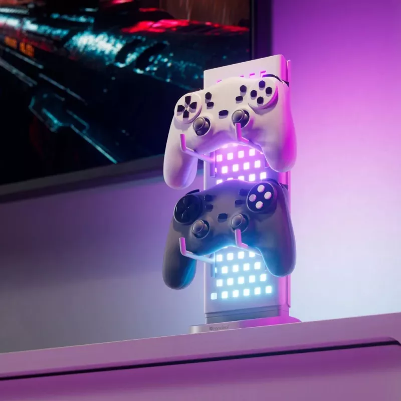Nanoleaf Pegboard Desk Dock, Weiß | 15 W | RGB