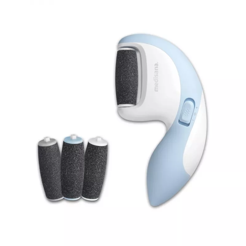 Elektrischer Nagelpolierer Medisana CR 870 – 3 Aufsätze, blau/weiß