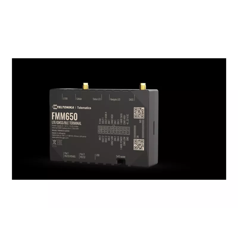GPS-Tracker TELTONIKA TELEMATICS FMM650 — 4G-Konnektivität, kompaktes Design