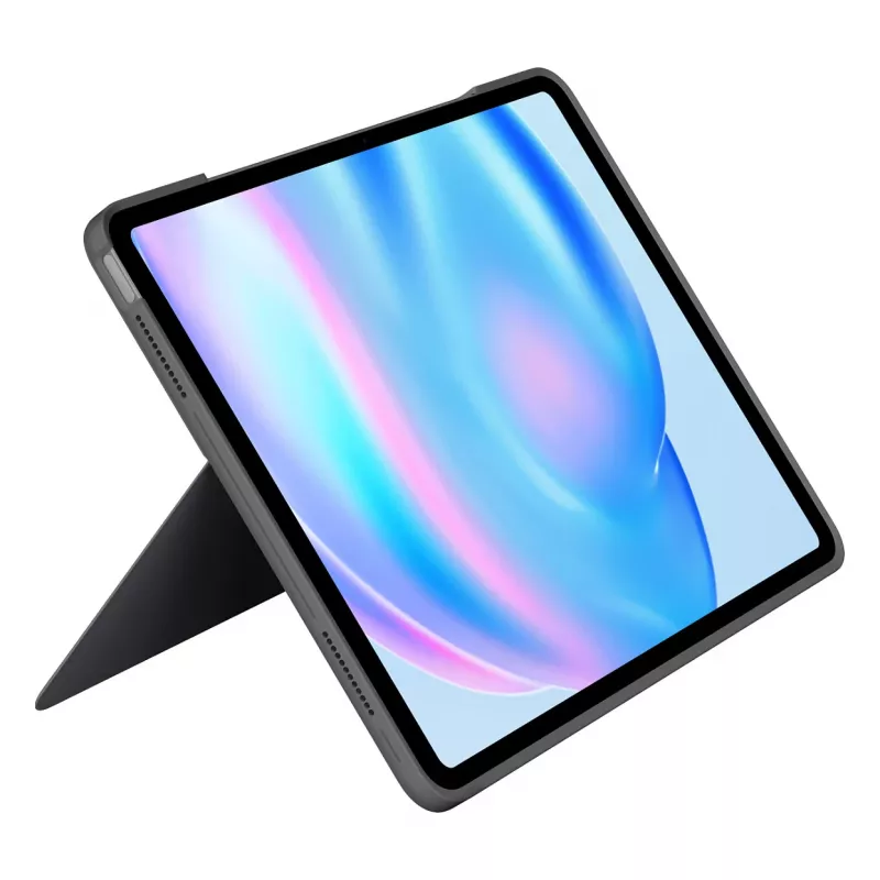 Logitech Combo Touch Tastatur QWERTY Dänisch Finnisch Norwegisch Schwedisch Smart Connector Grau