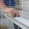Käfig Ferplast Barn 100 für Kaninchen und Meerschweinchen, Metall/Kunststoff, 960×570×730 mm, taupe/weiß