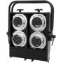Halogen-Blinder EUROLITE Audience Blinder 4×PAR-36 schwarz — 4-Lampen-Bühnenblinder