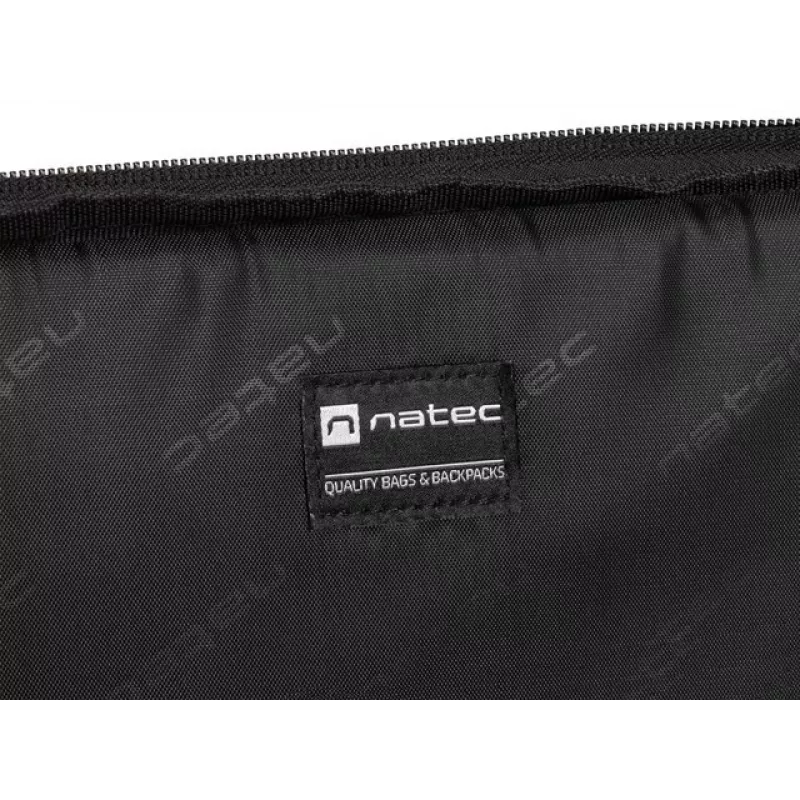 Aktentasche NATEC Beira 39,6 cm (15,6 Zoll) — Polyester, 1 Hauptfach, Schultergurt, schwarz