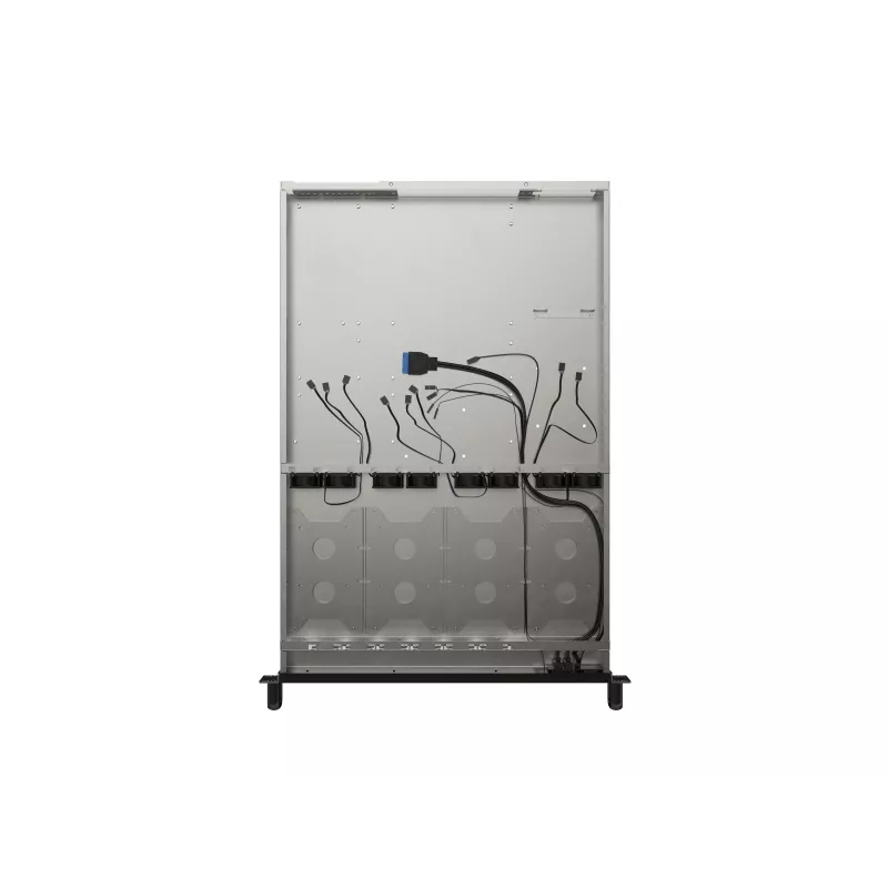 Rackgehäuse Lanberg SC01-6501-12B 1U Schwarz 8 Lüfter HDD SSD