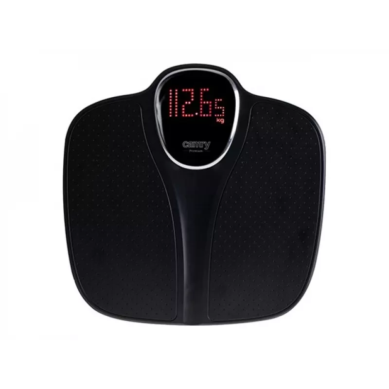 Badezimmerwaage Camry CR 8171b – maximale Tragkraft 180 kg, Genauigkeit 50 g, BMI-Messung, schwarz