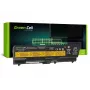 Battery Grün Cell LE05 für Lenovo ThinkPad T410 T420 T510 T520 W510 Edge 14 15 E525 — 11.1V 4400mAh Li-Ion, 6 Zellen, schwarz