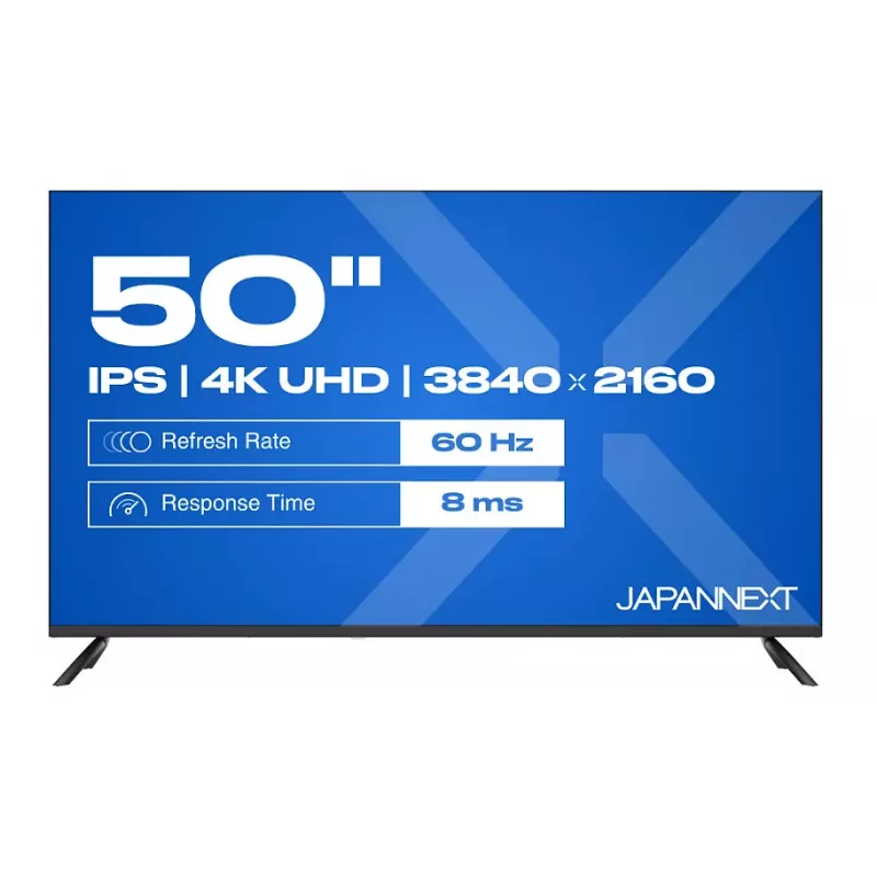 Monitor JAPANNEXT JN-IPS500UHD60F 127 cm (50 Zoll) 16:9 IPS UHD, Energieeffizienzklasse E