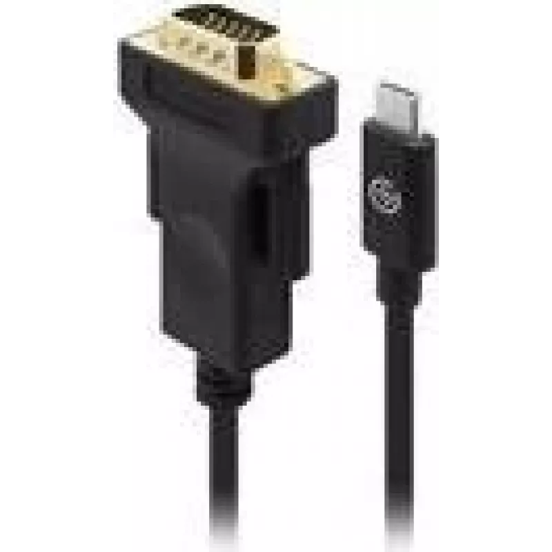 ALOGIC Elements Series - Externer Videoadapter - USB-C - VGA - Schwarz - Retail (ELUCVG-02RBLK)