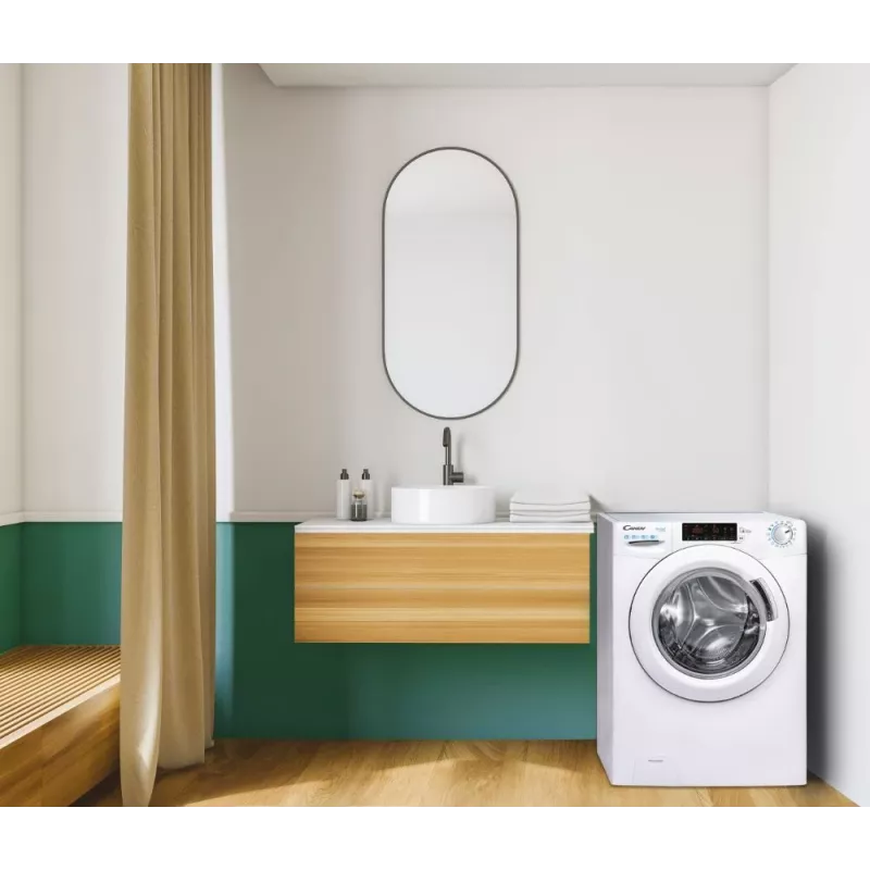 CANDY Waschmaschine CS 128TXME/1-S, Energieeffizienzklasse A, 8 kg, 1200 U/min, Inverter