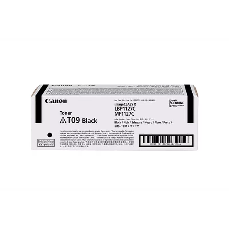 Canon TONER T09 BK Tonerkartusche 1 Stück Original Schwarz