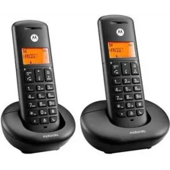 Motorola E202 Duo DECT-Telefon Schwarz