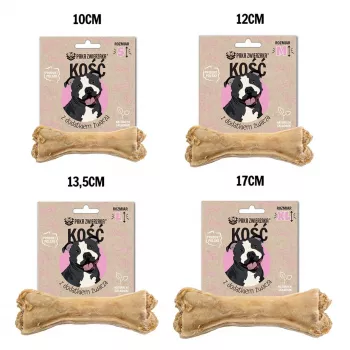 Hundeleckerli-Knochen PAKA ZWIERZAKA M 12 cm, 55 g — mit Pansen, getreidefrei, hypoallergen