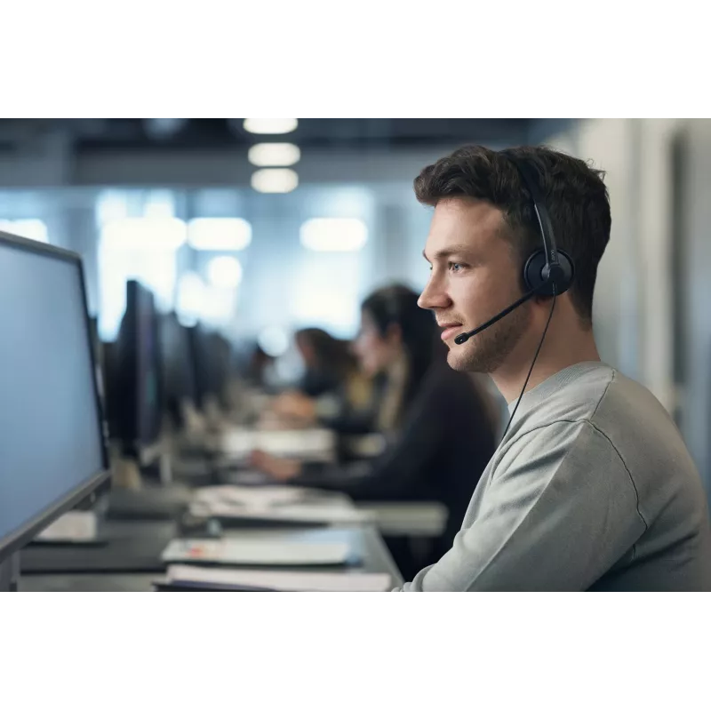 Headset EPOS IMPACT 100 UC Stereo USB-C+A Kabelgebunden Leichtgewichtig Komfortabel