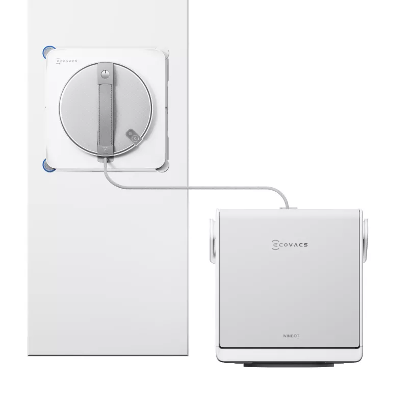 Ecovacs Winbot W2S Omni Fensterreinigungsroboter weiß grau WG893-12 WG89312 (WG893-12)