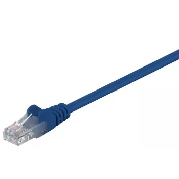 Wentronic Goobay CAT 5e Patchkabel, U/UTP, Blau, 0,5 m - CCA-Kupfergemisch (68335)