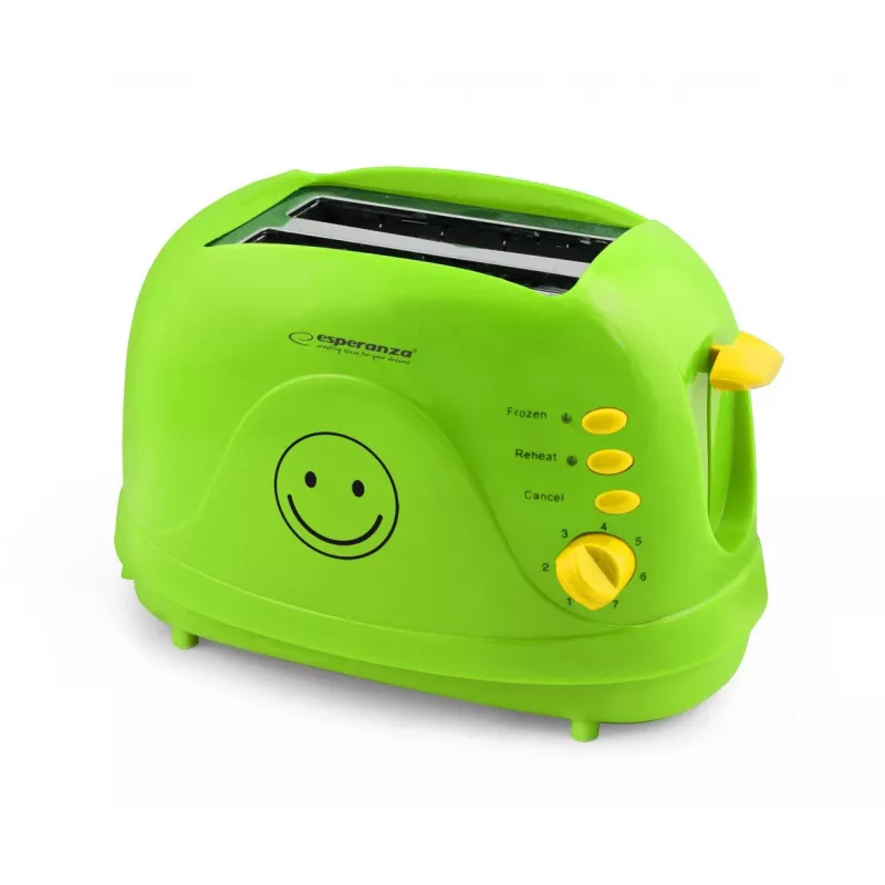Esperanza EKT003 Smiley Toaster, 750 W, grün