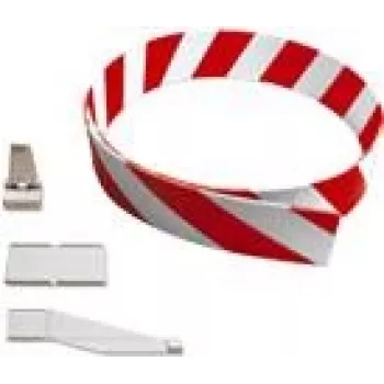 Spielzeug-Fahrzeug- und Rennbahn-Zubehör-Set CARRERA 85220, 42 Teile, rot/weiß