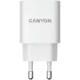 CANYON H-20, PD 20W Eingang: 100V-240V, Ausgang: 1 Port-Ladung: USB-C: PD 20W (5V3A/9V2.22A/12V1.67A), EU-Stecker, Überspannungs-, Überhitzungs-, Überstrom- und Kurzschlussschutz