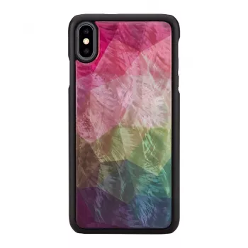 Schutzhülle iKins für iPhone XS Max – Wasserblumen-Design, Schwarz