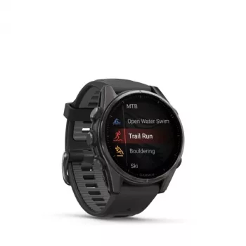 Garmin fenix 8 3,3 cm (1,3) AMOLED 43 mm Digital 416 x 416 Pixel Touchscreen Schwarz Wi-Fi GPS (Satellit)